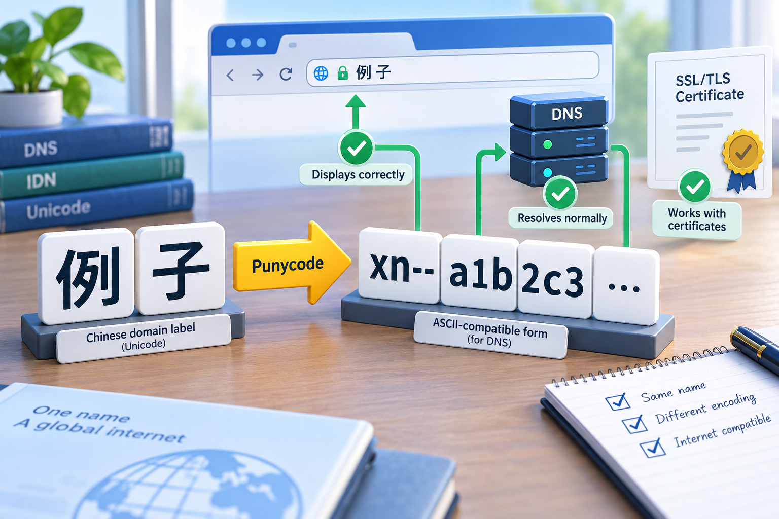 二级域名可以用中文吗？Punycode兼容性检查 - 玩创时代